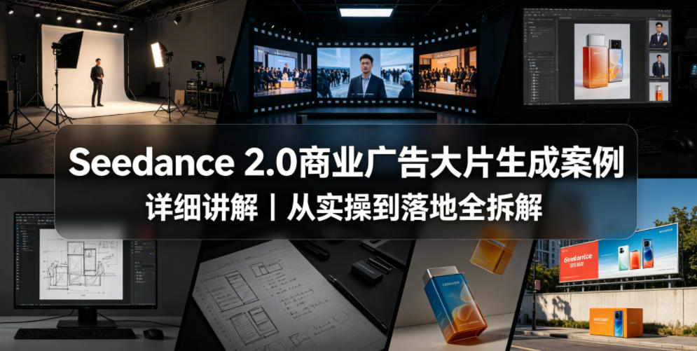 Seedance 2.0商业广告大片生成案例详细讲解｜从实操到落地全拆解-冒泡网