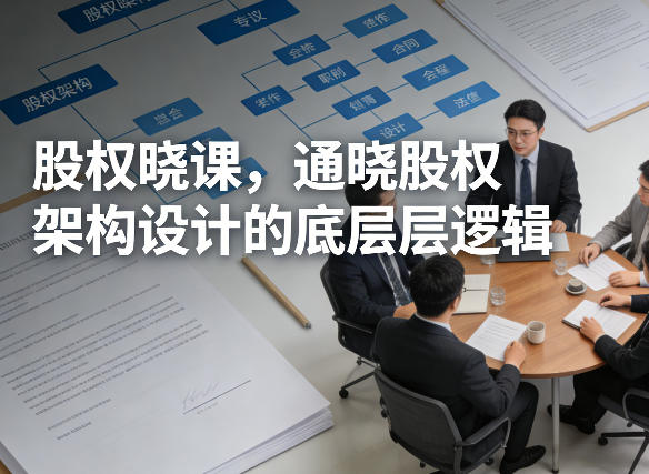 e2fdfc79345f5953031131ab6f20e478.jpeg 股权晓课,通晓股权架构设计的底层逻辑