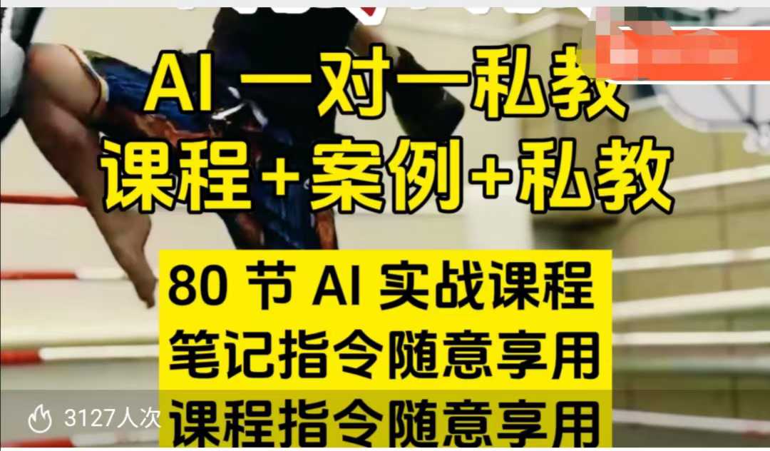 AI指令实战课，课程+案例，80节AI实战课程，笔记指令随意享用，课程指令随意享用(更新26年3月)-冒泡网