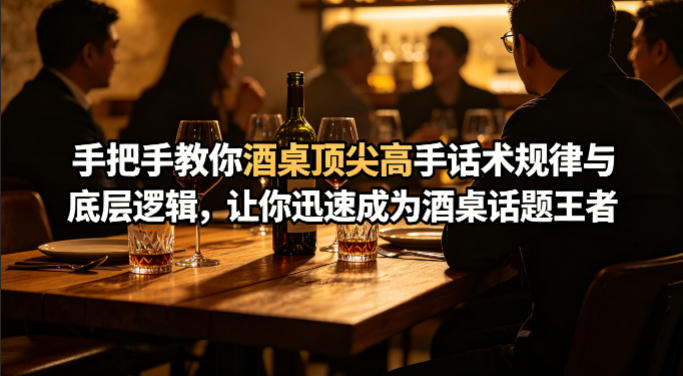付费文章：手把手教你酒桌顶尖高手话术规律与底层逻辑，让你迅速成为酒桌话题王者(二十年全网独家经验分享)-冒泡网