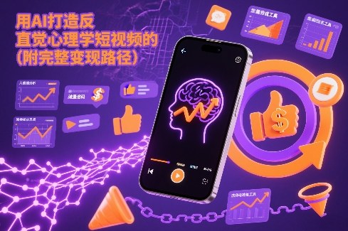 用AI打造“反直觉”心理学短视频的流量密码(附完整变现路径)-冒泡网