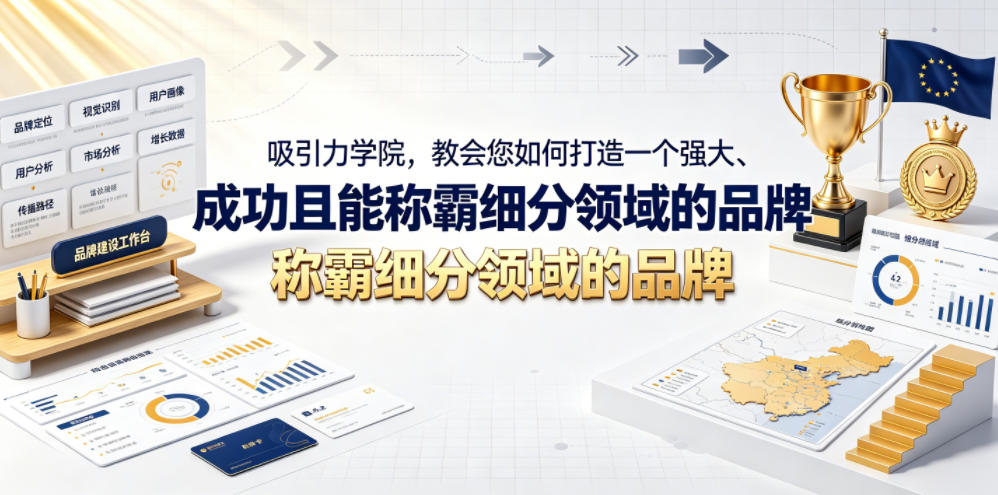 吸引力学院，教会您如何打造一个强大、成功且能称霸细分领域的品牌！【原创双语字幕】-冒泡网