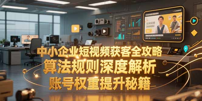 f3515f2d12f3d88ad8c1642a5b4d669e.jpeg 中小企业短视频获客全攻略,算法规则深度解析,账号权重提升秘籍