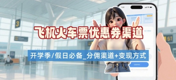 f5ee2458fd60d76ccae21128c9ec2ad0.jpeg 学生党必看!机票火车票优惠券申请渠道 + 项目打法,开学季节日速存